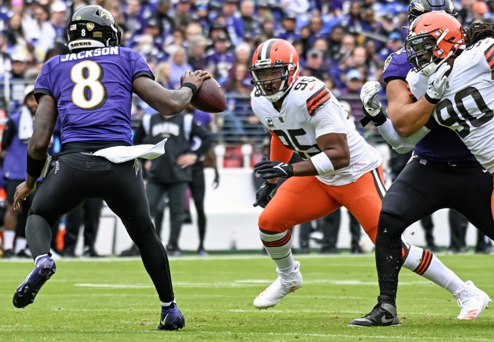 Another metric showing Myles Garrett is the NFL's best pass rusher